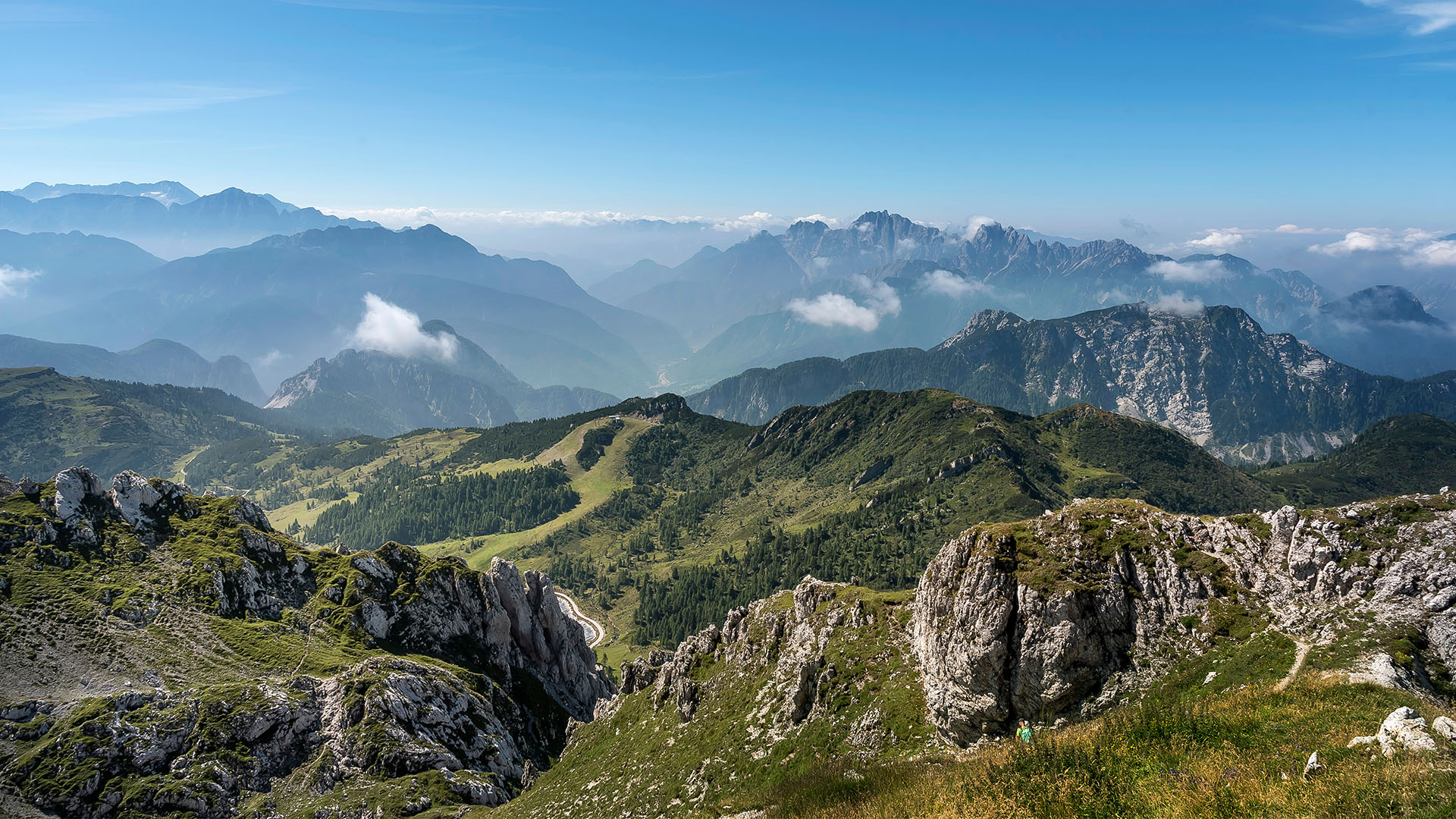 De omgeving van onze gezellige vakantiewoning Gailblick in Oostenrijk