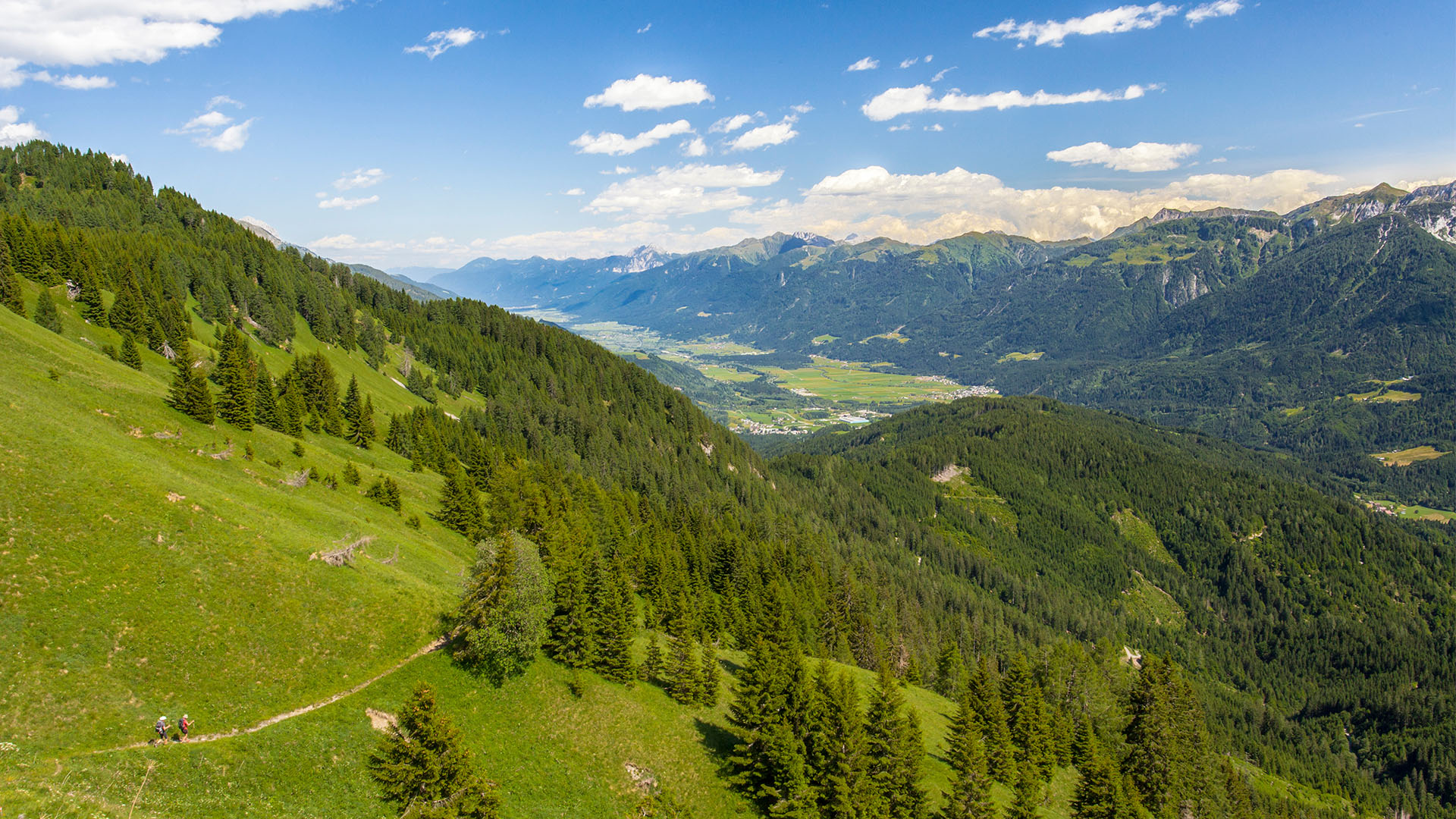 De omgeving van onze gezellige vakantiewoning Gailblick in Oostenrijk